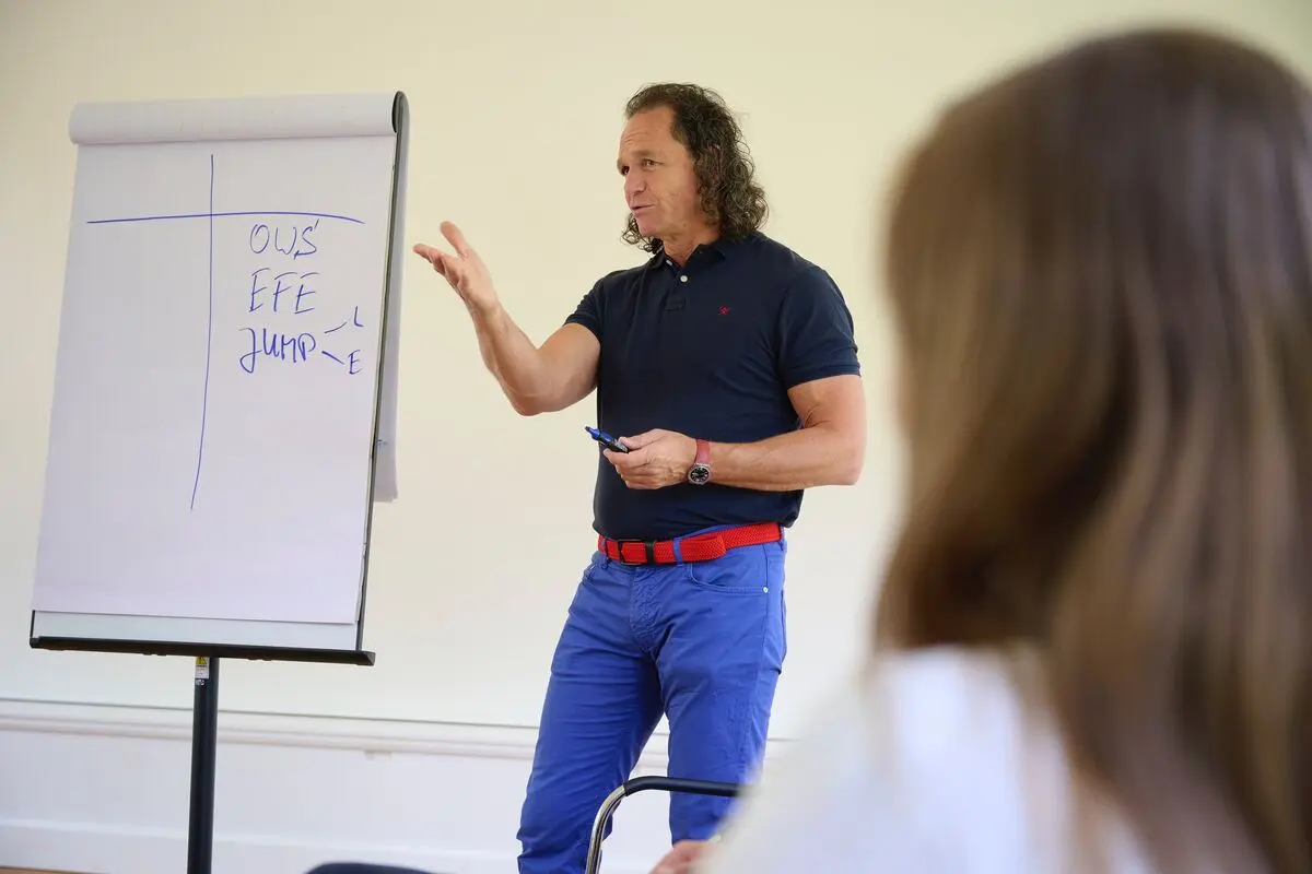 Jork Gutsmuths beim Workshop