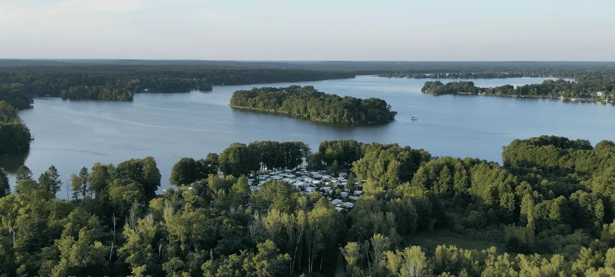 Teupitzer See aus der Luft – Seminarhaus arrivata